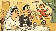 Виц: Това ли е скромна сватба?!