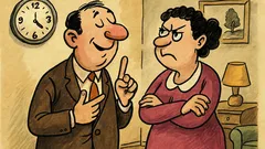 Виц: Този месец мъжът винаги е прав...