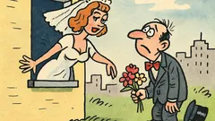 Виц: Никога не се женете за красива жена...