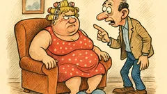 Виц: Абе, жено, отслабни малко де!