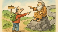 Виц: Кой път води към околовръстното?