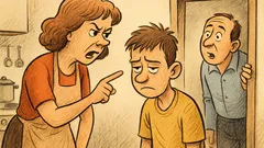 Виц: Майка се кара на сина си