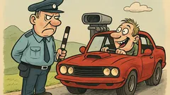 Виц: Колкото по-мощна колата, толкова по-глупав шофьорът