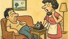 Виц: „Ало, скъпи, къде си?“