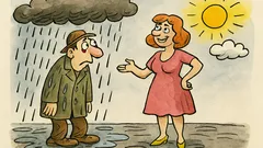 Виц: Април е като жената…