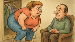 Виц: Намерих стари дънки в гардероба…