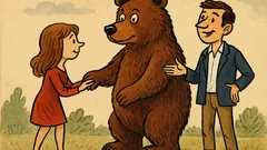 Виц: Влюбен мъж купува… истинска мечка