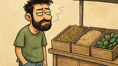 Виц: Веган-непукист: „През лимеца ми е!“