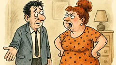 Виц: Скъпа, реших да не се карам