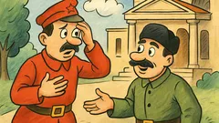 Виц: Чапаев на изпит по математика