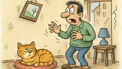 Виц: Котката ми проспа земетресението...