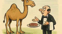 Виц: Знаеш ли защо камилата не яде месо