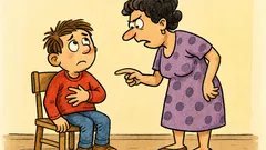 Виц: Момченце се прибира угрижено от училище