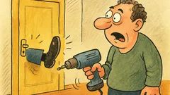 Виц: Три часа през нощта — съседът рита!