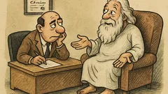 Виц: Психиатърът: „Разкажи отначало!“