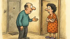 Виц: С кого си говори два часа?