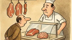 Виц: На щанда за месо...