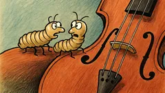 Виц: Пълзят си два дървояда в дърво