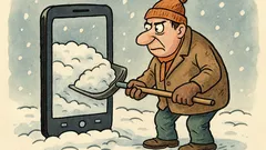 Виц: Тази година снегопочистването ще е онлайн