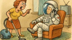 Виц: Като малък мечтаех да стана космонавт…