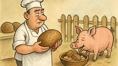 Виц: Какъв хляб ядат прасетата днес?