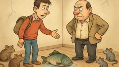 Виц: Студент се оплаква от плъхове