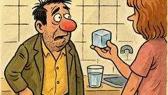 Виц: Има ли нещо за пиене?