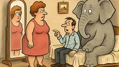 Виц: Казваш ли ѝ „дебела“ само веднъж…