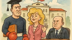 Виц: Кобрата студент, Луна президент…