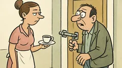 Виц: Да ви предложа кафе? С райбер