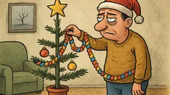 Виц: Идва Коледа — скапано, но с гирлянди