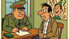 Виц: Участвали ли сте във военни действия?