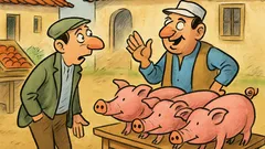 Виц: На пазара търговец пита...