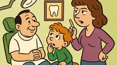 Виц: Мамо, тате защо е станал зъболекар?
