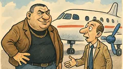 Виц: Мутра си купува самолет...