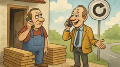 Виц: Звъни ми телефонът за дъски...