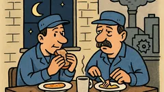 Виц: кога е обедната почивка нощем?