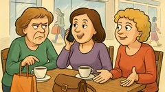 Виц: Три омъжени жени в мола