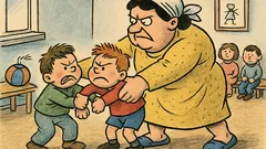 Виц: Биеш ли се в детската градина?