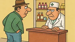 Виц: Влиза мъж в аптеката и пита…