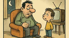 Виц: – Тате, на колко да стана?