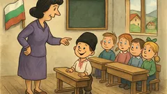 Виц: Първи учебен ден в родопско село…