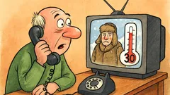 Виц: Един човек слуша прогнозата за времето