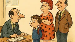 Виц: Кой е по-красив – мама или тате?