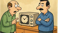 Виц: Микровълновата работи ли, майсторе?