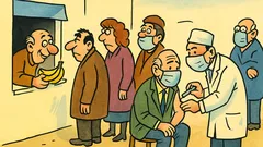 Виц: От опашка за банани към ваксини