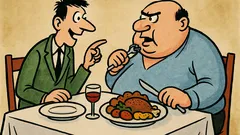 Виц: Подиграват ти се, че ядеш много?
